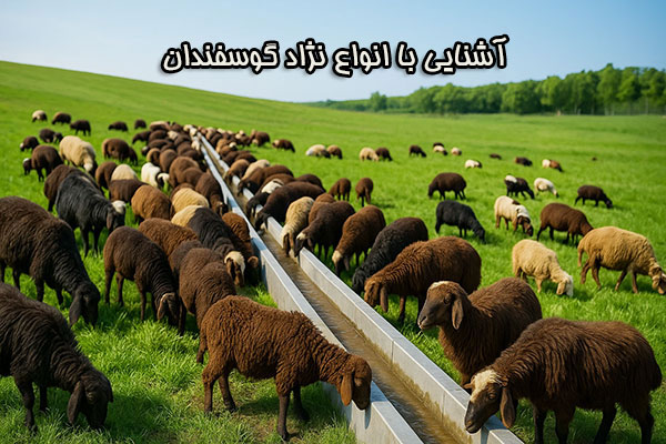 آشنایی با انواع نژاد گوسفندان
