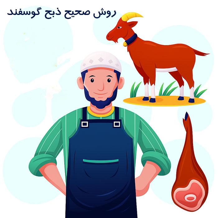 آشنایی با روش صحیح ذبح گوسفند