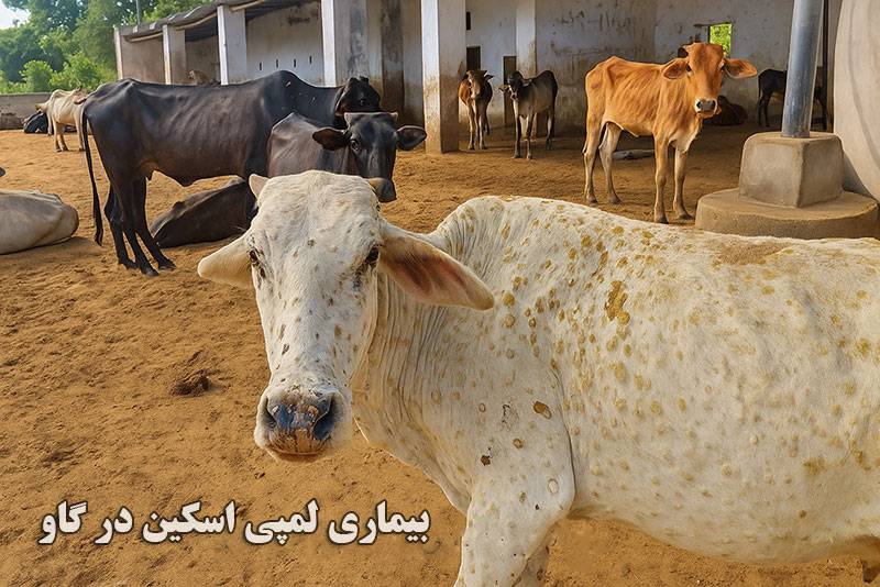 بیماری لمپی اسکین در گاو چه علائمی دارد